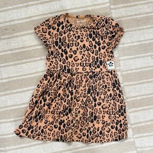 Leopard Print Kids Dress - 3-5yrs